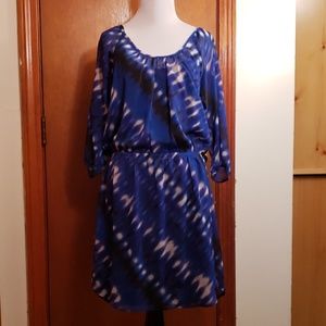 Blue Tie Dye Dress